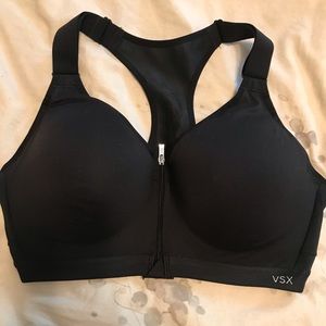 Victoria Secret Sports Bra 36DD Black